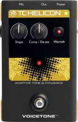 TC-Helicon - VoiceTone T1 Adaptive Tone And Dynamics Pedal